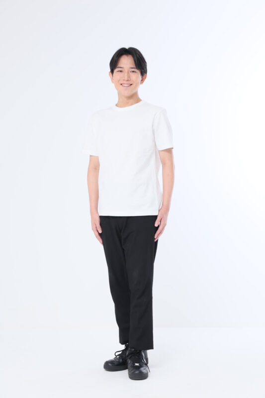 男性オーディション向けに撮影した全身宣材写真